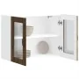 Armario pared cocina puerta de cristal Lucca roble ahumado von , Küchenschränke - Ref: Foro24-853852, Preis: 83,11 €, Rabatt: %