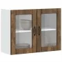Armario pared cocina puerta de cristal Lucca roble ahumado von , Küchenschränke - Ref: Foro24-853852, Preis: 83,11 €, Rabatt: %