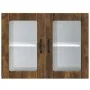 Armario pared cocina puerta de cristal Lucca roble ahumado von , Küchenschränke - Ref: Foro24-853852, Preis: 83,11 €, Rabatt: %