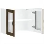Armario pared cocina puerta de cristal Lucca roble ahumado von , Küchenschränke - Ref: Foro24-853852, Preis: 83,11 €, Rabatt: %