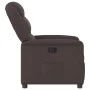 Sillón reclinable de tela marrón oscuro by , Armchairs - Ref: Foro24-4015601, Price: 191,80 €, Discount: %