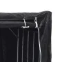 Leñero con protector de lluvia 150x60x200 cm acero galvanizado von , Brennholztaschen und -halter - Ref: Foro24-4104953, Prei...