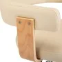 Drehbare Esszimmerstühle, 2 Stück, cremefarbenes Kunstleder von vidaXL, Essstühle - Ref: Foro24-3054896, Preis: 271,12 €, Rab...