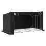 Leñero cubierta lluvia 200,5x100,5x110,5 cm acero galvanizado by , Firewood bags and holders - Ref: Foro24-4104947, Price: 10...