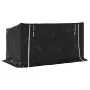 Leñero cubierta lluvia 200,5x100,5x110,5 cm acero galvanizado by , Firewood bags and holders - Ref: Foro24-4104947, Price: 10...