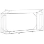 Leñero cubierta lluvia 200,5x60,5x110,5 cm acero galvanizado von , Brennholztaschen und -halter - Ref: Foro24-4104945, Preis:...