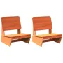 Sillas de jardín 2 uds marrón cera 60x64x70,5 cm von , Gartenstühle - Ref: Foro24-859314, Preis: 136,83 €, Rabatt: %