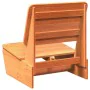 Sillas de jardín 2 uds marrón cera 60x64x70,5 cm von , Gartenstühle - Ref: Foro24-859314, Preis: 136,83 €, Rabatt: %