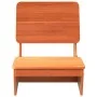 Silla de jardín madera maciza de pino marrón cera 60x64x70,5 cm de , Sillas de jardín - Ref: Foro24-859309, Precio: 77,75 €, ...