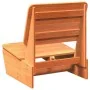 Silla de jardín madera maciza de pino marrón cera 60x64x70,5 cm de , Sillas de jardín - Ref: Foro24-859309, Precio: 77,75 €, ...