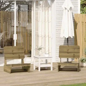 Sillas de jardín 2 uds 60x64x70,5 cm madera de pino impregnada von , Gartenstühle - Ref: Foro24-859316, Preis: 134,13 €, Raba...