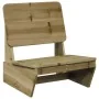 Sillas de jardín 2 uds 60x64x70,5 cm madera de pino impregnada von , Gartenstühle - Ref: Foro24-859316, Preis: 136,29 €, Raba...