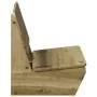 Sillas de jardín 2 uds 60x64x70,5 cm madera de pino impregnada von , Gartenstühle - Ref: Foro24-859316, Preis: 136,29 €, Raba...