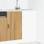 Mueble bajo para fregadero madera de ingeniería roble artesanal de , Armarios de cocina - Ref: Foro24-854297, Precio: 76,50 €...
