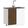 Mueble bajo para fregadero de madera de ingeniería roble marrón von , Küchenschränke - Ref: Foro24-854295, Preis: 76,17 €, Ra...