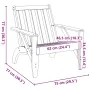 Sillas Adirondack de jardín douglas 2 unidades 75x77x77 cm de , Sillas de jardín - Ref: Foro24-859335, Precio: 134,44 €, Desc...