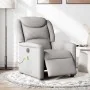 Sillón reclinable de masaje eléctrico tela gris nube de , Sillones - Ref: Foro24-3303193, Precio: 256,71 €, Descuento: %