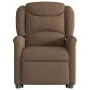Silla de masaje reclinable de pie de tela marrón by , Armchairs - Ref: Foro24-3303208, Price: 294,60 €, Discount: %