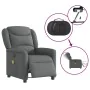 Sillón reclinable de masaje eléctrico tela gris oscuro by , Armchairs - Ref: Foro24-3303185, Price: 263,02 €, Discount: %