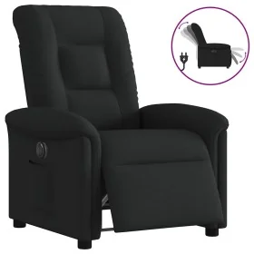 Sillón reclinable eléctrico de tela negro by , Armchairs - Ref: Foro24-3303236, Price: 245,24 €, Discount: %