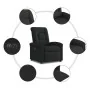 Sillón reclinable eléctrico de tela negro by , Armchairs - Ref: Foro24-3303236, Price: 237,05 €, Discount: %
