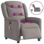 Sillón reclinable de masaje eléctrico tela gris taupe von , Sessel - Ref: Foro24-3303191, Preis: 262,22 €, Rabatt: %