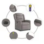 Sillón reclinable de masaje eléctrico tela gris taupe von , Sessel - Ref: Foro24-3303191, Preis: 262,22 €, Rabatt: %