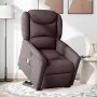 Sillón masaje eléctrico reclinable elevable tela marrón oscuro by , Armchairs - Ref: Foro24-3303229, Price: 341,90 €, Discoun...