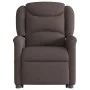 Sillón masaje eléctrico reclinable elevable tela marrón oscuro by , Armchairs - Ref: Foro24-3303229, Price: 341,90 €, Discoun...