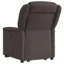 Sillón masaje eléctrico reclinable elevable tela marrón oscuro by , Armchairs - Ref: Foro24-3303229, Price: 341,90 €, Discoun...