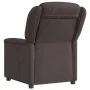 Sillón reclinable eléctrico tela marrón oscuro de , Sillones - Ref: Foro24-3303179, Precio: 243,75 €, Descuento: %