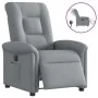 Sillón reclinable eléctrico tela gris claro by , Armchairs - Ref: Foro24-3303234, Price: 238,76 €, Discount: %
