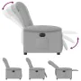 Sillón reclinable eléctrico de tela gris nube de , Sillones - Ref: Foro24-3303243, Precio: 246,28 €, Descuento: %