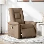 Sillón reclinable de masaje eléctrico tela marrón de , Sillones - Ref: Foro24-3303248, Precio: 259,34 €, Descuento: %