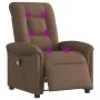Sillón reclinable de masaje eléctrico tela marrón de , Sillones - Ref: Foro24-3303248, Precio: 259,34 €, Descuento: %