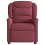 Sillón de masaje reclinable eléctrico tela rojo tinto de , Sillones - Ref: Foro24-3303187, Precio: 260,71 €, Descuento: %