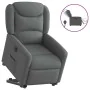Sillón eléctrico reclinable elevable de tela gris oscuro de , Sillones - Ref: Foro24-3303215, Precio: 321,21 €, Descuento: %
