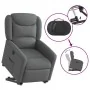 Sillón eléctrico reclinable elevable de tela gris oscuro de , Sillones - Ref: Foro24-3303215, Precio: 321,21 €, Descuento: %