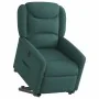 Sillón eléctrico reclinable elevable de tela verde oscuro de , Sillones - Ref: Foro24-3303220, Precio: 324,27 €, Descuento: %