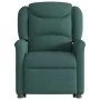 Sillón eléctrico reclinable elevable de tela verde oscuro de , Sillones - Ref: Foro24-3303220, Precio: 324,27 €, Descuento: %