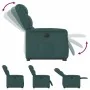 Sillón eléctrico reclinable elevable de tela verde oscuro de , Sillones - Ref: Foro24-3303220, Precio: 324,27 €, Descuento: %
