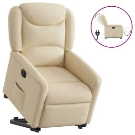 Sillón eléctrico reclinable elevable de tela color crema von , Sessel - Ref: Foro24-3303222, Preis: 326,05 €, Rabatt: %