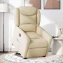 Sillón eléctrico reclinable elevable de tela color crema by , Armchairs - Ref: Foro24-3303222, Price: 326,05 €, Discount: %