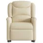 Sillón eléctrico reclinable elevable de tela color crema by , Armchairs - Ref: Foro24-3303222, Price: 326,05 €, Discount: %