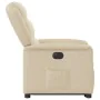 Sillón eléctrico reclinable elevable de tela color crema by , Armchairs - Ref: Foro24-3303222, Price: 326,05 €, Discount: %