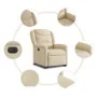 Sillón eléctrico reclinable elevable de tela color crema by , Armchairs - Ref: Foro24-3303222, Price: 326,05 €, Discount: %