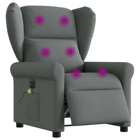Sillón reclinable de masaje eléctrico tela gris oscuro von , Sessel - Ref: Foro24-3303365, Preis: 262,93 €, Rabatt: %