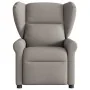 Sillón reclinable de masaje eléctrico tela gris taupe by , Armchairs - Ref: Foro24-3303371, Price: 262,61 €, Discount: %