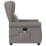 Sillón reclinable de masaje eléctrico tela gris taupe by , Armchairs - Ref: Foro24-3303371, Price: 262,61 €, Discount: %