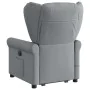 Sillón de masaje reclinable de pie de tela gris claro by , Armchairs - Ref: Foro24-3303384, Price: 295,86 €, Discount: %